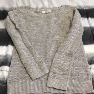 Loft gray comfy sweater - size small